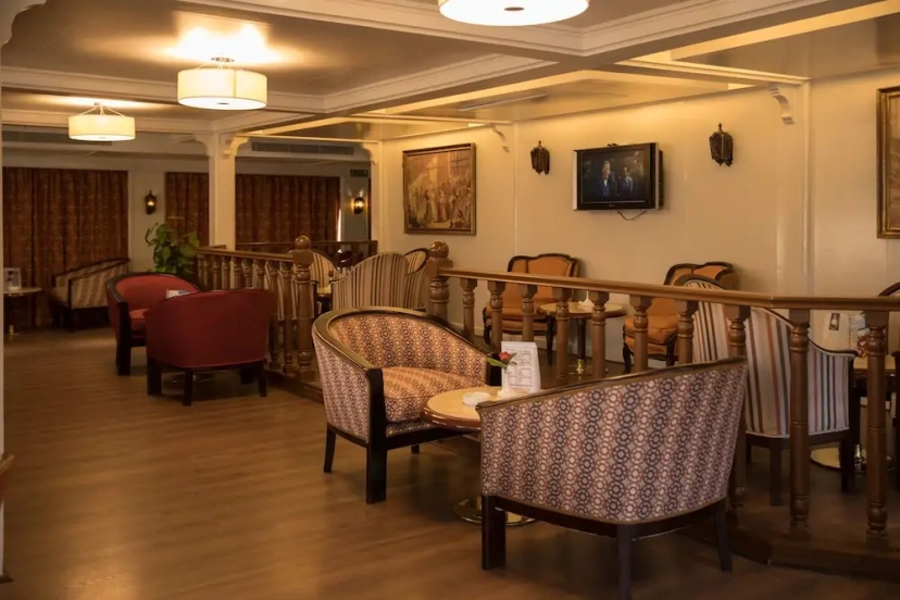 Lounge aboard the MS Da Vinci Nile Cruise Nile cruise